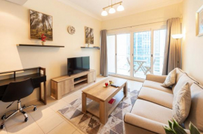 Elegant and spacious 1bed with 2 balconies in JLT - LAKV
